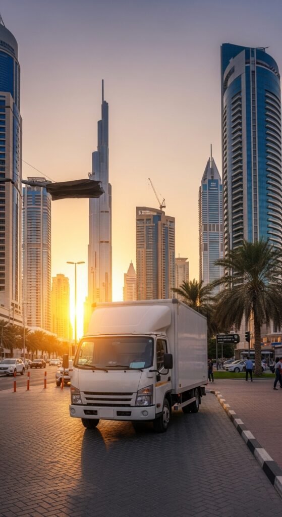 2 Ton pickup Rental Truck Dubai